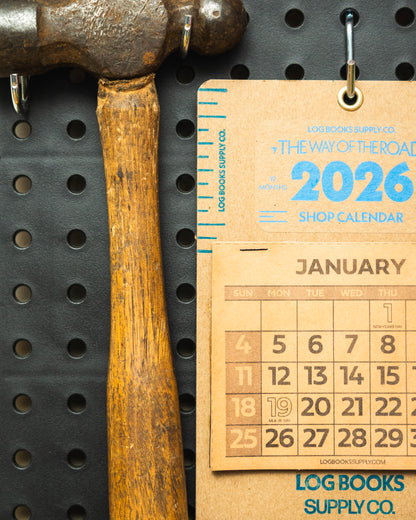 THE WAY OF THE ROAD - 2026 Shop Calendar